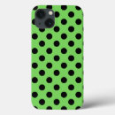 Search for lime green and black iphone cases Polka