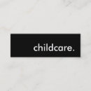 Search for childcare business cards Babysitter
