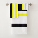 Search for black and grey stripes bath towels Yellow