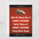 Search for badgering invitations Funny