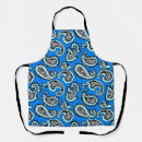 Search for blue swirl aprons Design
