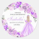 Search for lavender flowers stickers Mis quince anos
