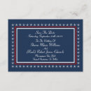 Search for patriotic save the dates Blue