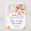 Search for girl firefighter birthday invitations For kids
