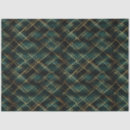 Search for dark green tissue paper Plaid