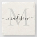 Search for stylish coasters Typography