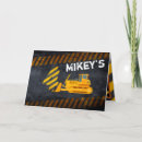 Search for construction truck birthday cards Yellow