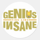 Search for genius stickers Funny