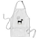 Search for animal sketches aprons Cat