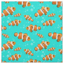 Search for tropical fish fabric Orange