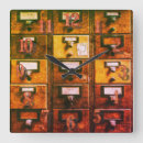 Search for library clocks Vintage