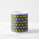 Search for harlequin pattern mugs Mardi gras
