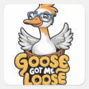 Search for funny goose stickers Duck