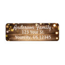 Search for wood background return address labels Rustic