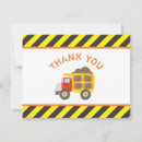 Search for construction birthday thank you cards Excavator