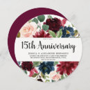 Search for wine anniversary invitations Red