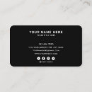 Search for circle logo business cards Modern black corporate business