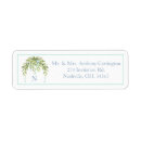 Search for blue ribbon return address labels Elegant