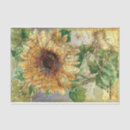 Search for sunflower decoupage tissue paper Antique