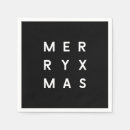 Search for christmas dinner paper napkins Minimalist