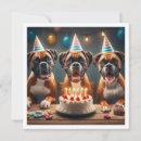 Search for boxer birthday invitations Funny