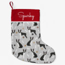 Search for boston terrier christmas stockings Cute