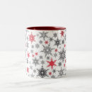 Search for white winter mugs Red and white