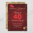 Search for ruby red wedding invitations Classy