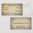 Search for sheriff business cards Deputy