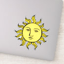 Search for sun face stickers Celestial