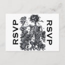 Search for halloween wedding rsvp cards White