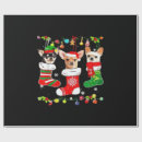 Search for chihuahua christmas wrapping paper Pug