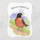 Search for robin bird invitations Watercolor