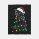 Search for christmas black cat blankets Seasonal