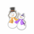 Search for snowman couple stickers Snowwoman