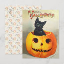 Search for vintage halloween black cat postcards Trick or treat