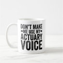 Search for actuary coffee mugs Business