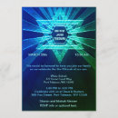 Search for electric blue invitations Mitzvah