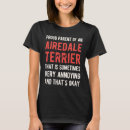 Search for airedale terrier tshirts Dog