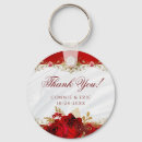 Search for rose wedding thank key rings Burgundy
