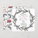Search for country christmas wedding invitations Rustic