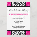Search for zebra hens party invitations Chic