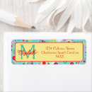 Search for aqua return address labels Flowers