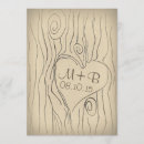 Search for engraved invitations Rustic