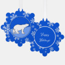 Search for polar christmas tree decorations White bear