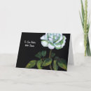 Search for single black rose cards White