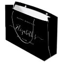 Search for black and white gift bags Birthday