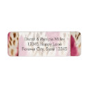 Search for pink zebra return address labels Gold