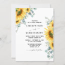 Search for rustic sunflower wedding invitations Yellow flowers