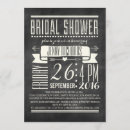 Search for chalk board bridal shower invitations Trendy